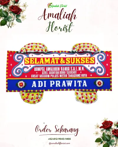Karangan Bunga Ucapan Selamat di Botu